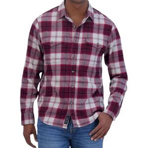 Lucky Brand Men's Flannel Red Plaid Size XL